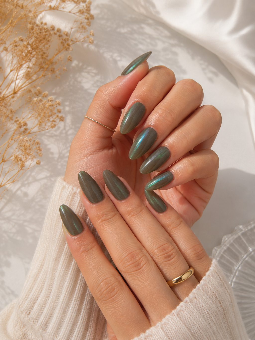 Olive Dream Press-On Nails