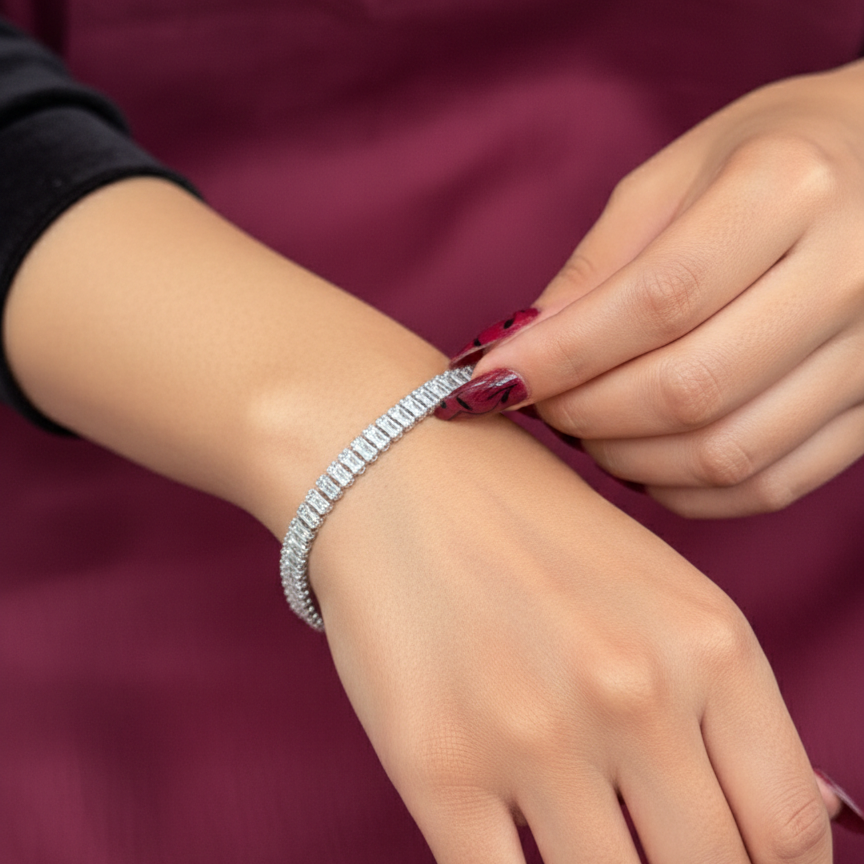 Crystal Row Bracelet