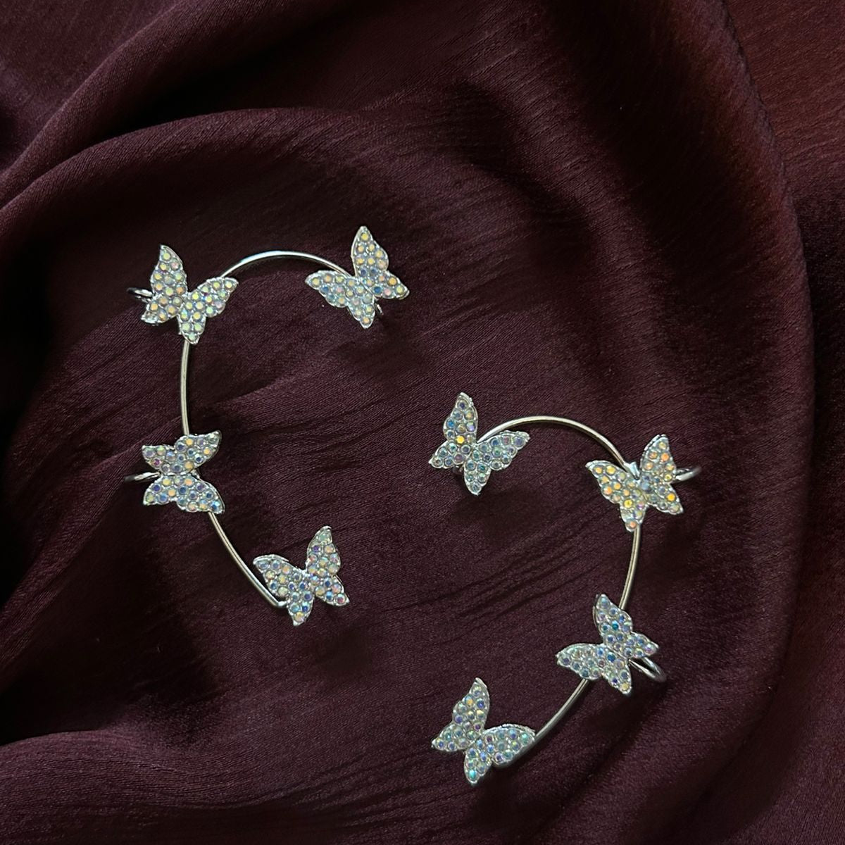 Butterfly Crystal Ear Cuff