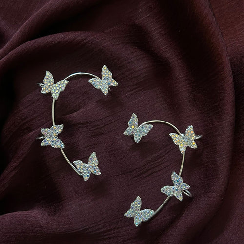 Butterfly Crystal Ear Cuff