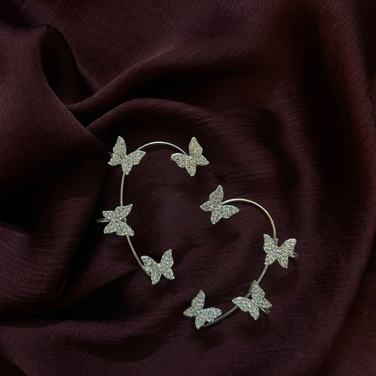 Butterfly Crystal Ear Cuff